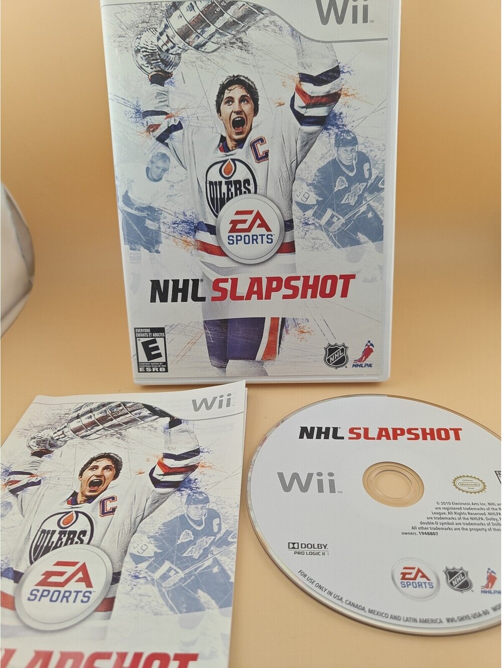 NHL Slapshot Nintendo Wii 2010 Complete Disc Case Manual Hockey Game